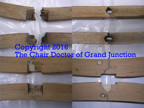 Oak Office Chair Leg Breaks