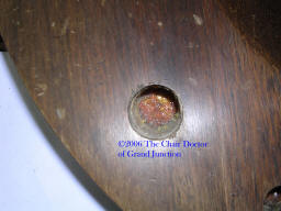 Glue in mortise before cleaning