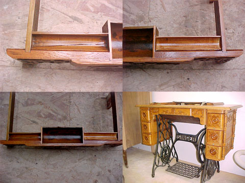 Sewing machine tray repair