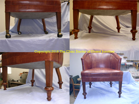 customing chair leg tips